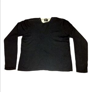 (L) Kid’s DKNY Black Wool Sweater